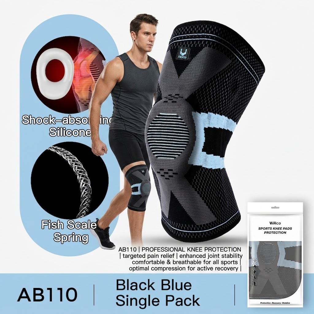 Badminton Asia - Adjustable Knob Knee Support Professional Sports