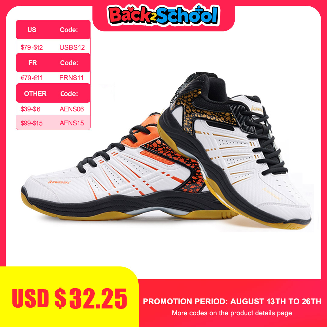 Badminton Footwork - Kawasaki Badminton Shoes Breathable Anti-Slippery Sport
