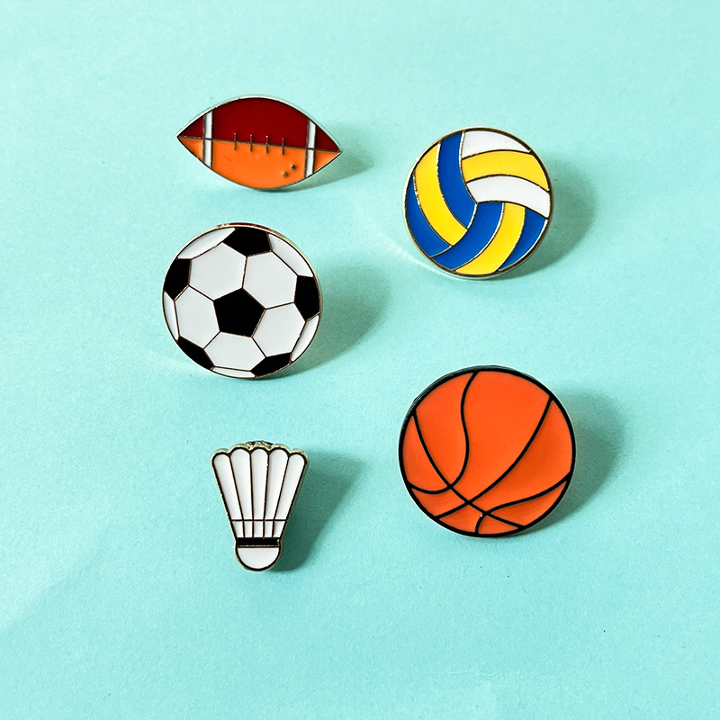 Cartoon Sports Ball Brooches S - Badminton Icon 评论和价格
