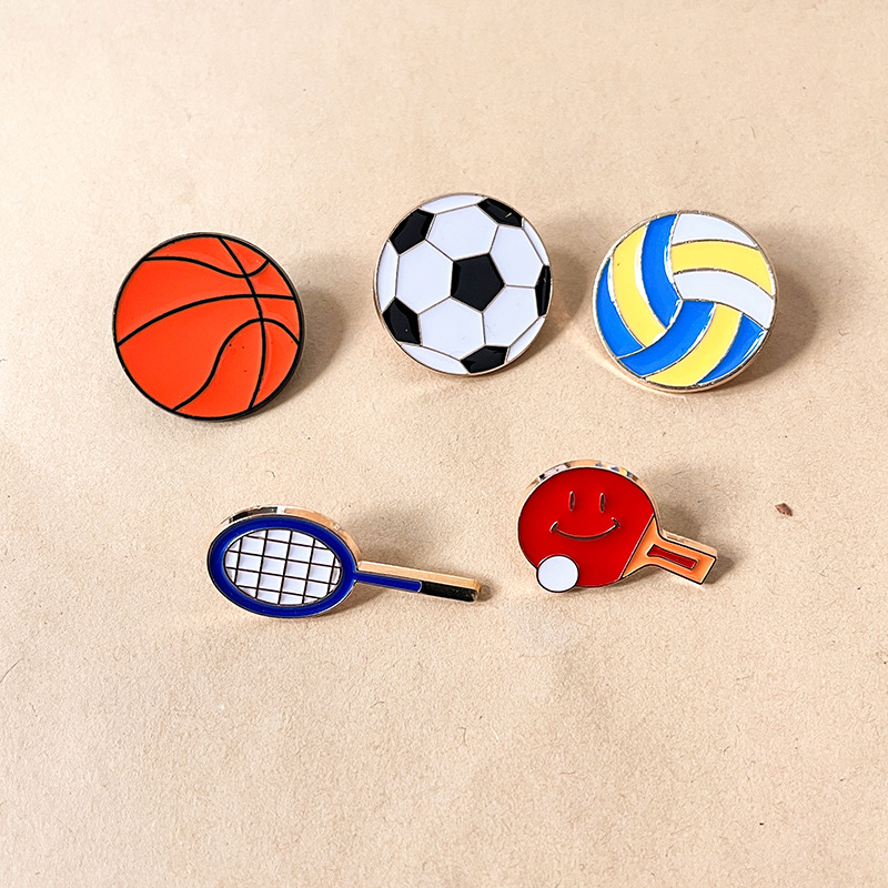 Cartoon Sports Ball Brooches S - Badminton Icon 评论和价格