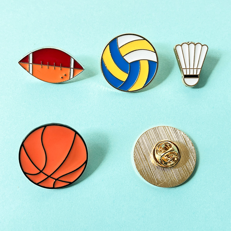 Cartoon Sports Ball Brooches S - Badminton Icon 评论和价格