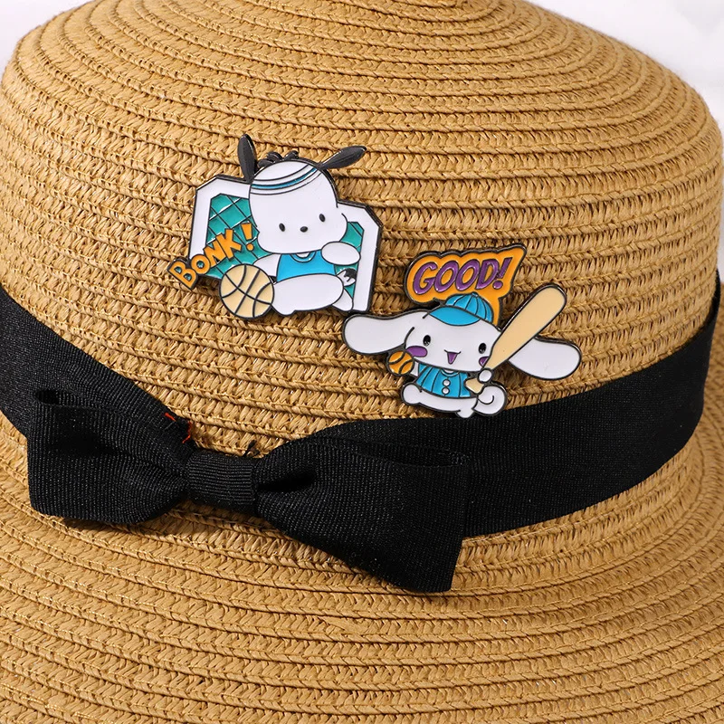 Cartoon Sanrio Metal Badge Stu - Badminton Icon 评论和价格